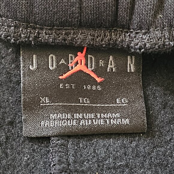 Nike Air Jordan Joggers Mens XL Black Sweatpants Jumpman Athletic - Picture 4 of 9